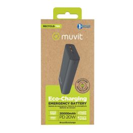 Powerbank Muvit for Change DP200G-R-PD Noir 20 W