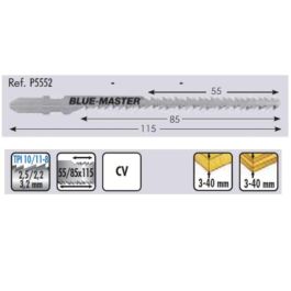 CELESA Lame de scie sauteuse pour bois, coupe fine, double coupe, P5552 Precio: 25.7900004. SKU: B193EG9ZT5