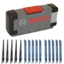 Bosch Jeu de 15 Lames de Scie Sauteuse pour Bois et Métal Basic - S 918 AF, S 918 BF, S 617 K