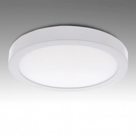Plafonnier LED 18W 1113Lm Blanc Chaud 2700K Circulaire IP25 Aluminium 40.000H JL-JM18WR-WW-EP01