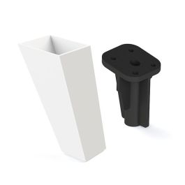 Q&Q Pata Plástico Modelo Faster Acabado Blanco Precio: 5.8899996. SKU: B19CML7AAT