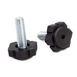 HERRAJES ALK Pied Nivelador Regulable D17x7 M6x25 Negro, Base 17mm, Rosca M6x15mm, Altura 25mm Precio: 3.5900004. SKU: B1DKXAJPJZ