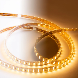 Bande LED 120 LEDs/M 500W Blanc Chaud 2700K SMD5050 220VAC IP65 50M 40,000H [HO-220-120-50M-WW]