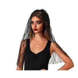 Diadema pour déguisement avec voile noir en dentelle - Accessoire fantôme, veuve ou gothique - Halloween Precio: 10.6899996. SKU: B185STT4YZ