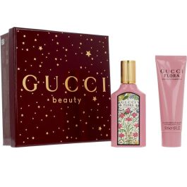 Gucci FLORA GORGEOUS GARDENIA Eau de Parfum vaporisateur 50 ml + Lait corps 50 ml Ensemble 2 pièces