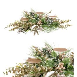 Bougeoirs de Noël Multicouleur Champagne 77 cm 77 X 20 X 20 CM