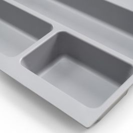 Emuca Range-couverts Optima pour tiroir universel, module 600mm, Plastique, Gris