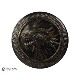 Écu Viking Scandinave Redond de 59 cm en Bois avec Détails en Relief - Décoration Murale pour Costume, Carnaval, Halloween Precio: 14.4999996. SKU: B1D7BSKTVK