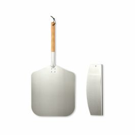 Découpeur de Pizza Livoo Bois Acier inoxydable Pizza 2 Pièces