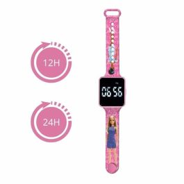 Lexibook Référence LEX3380743108513 - Montre LED connectée Barbie avec bracelet ajustable
