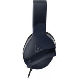 Turtle Beach Recon 200 Gen 2 - Casque Gaming Filaire Circum-Aural avec Microphone Désactivable - Noir et Bleu Nuit
