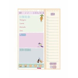 Planificateur quotidien Finocam TALKUAL 14,8 x 21 cm Blanc