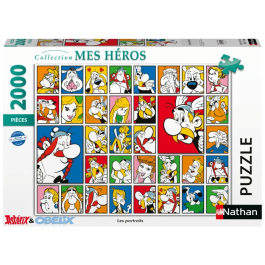 Nathan Puzzle 2000 pièces - Les portraits d'Astérix - À partir de 14 ans - Collection Mes Héros - Qualité supérieure - Réf. 12001820 Precio: 49.884. SKU: B1G2NHQPTY
