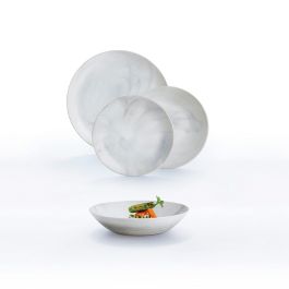 Vajilla Opal Diwali Granit Marb Luminarc 18 Piezas - 6 Personas