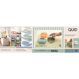 Ensemble de contenants de cuisine hermétiques empilables Quid Minimal 11,5 x 8 x 5 cm 3 Pièces