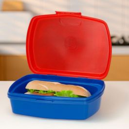 Sac à goûter avec accessoires Spider-Man Plastique 380 ml 17 x 5,5 x 13,5 cm (6 Unités)