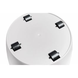 Elho Juego de 2 maceteros Bruselas con ruedas - Blanco