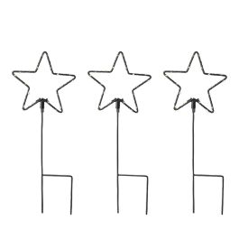 Set de piquets LED de jardin Lumineo Noël Etoiles Ø 15 x 42,5 cm MicroLED 3 Pièces Precio: 32.4999996. SKU: B12MC72DCZ