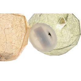 Décoration lumineuse Home ESPRIT Verre Shabby Chic 12 x 12 x 17 cm (2 Unités)