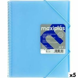 Classeur Grafoplas MAXIPLÁS Bleu A4 (5 Unités)