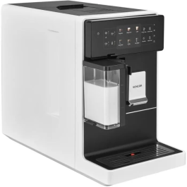 Sencor SES 9301WH Machine à expresso avec broyeur, système EasyLatte pour cappuccinos, pression 19 bars, réservoir 1,3 L, panneau LED