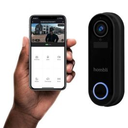 Hombli smarte Türklingel 2 (schwarz) + Gong