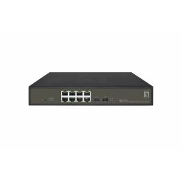 Level One GES-2110P Switch Gigabit 8x PoE+ 130W 2xSFP Géré L2 19 pouces