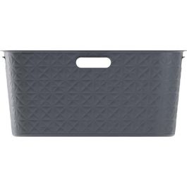 Curver Panier à Linge Softex 45L Gris CUR1728619300822