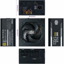 Bloc d’Alimentation Cooler Master MPE-7501-AFAAG-3EEU 750 W 80 Plus Gold