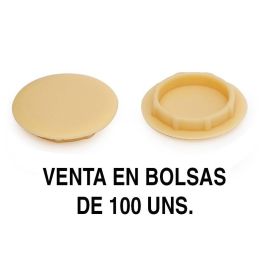 HERRAJES ALK Tapa Canela Ag.18Mm Pino (100U)