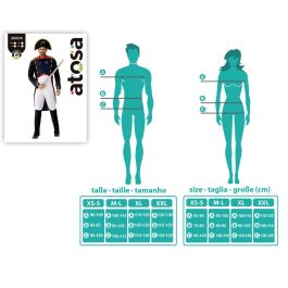 Déguisement Napoléon pour Homme Adulte Taille XXL - Costume historique 5 pièces (Chapeau, Veste, Pantalon, Guêtres) en Polyester Multicolore