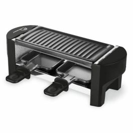 Máquina de raclette - LITTLE BALANCE - Solo nosotros dos - 350 W - 2 personas - Blanco / Negro