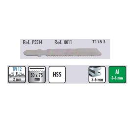 CMT Lame de scie sauteuse pour tôle/aluminium, 12 dents, 5514 T118B Precio: 11.9900004. SKU: B1A2PFKWR6