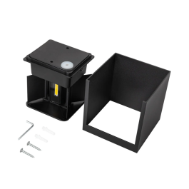 Aplique LED Exterieur 2x5W 1000Lm IP65 Noir 4000K HO-APL06-IP65-BW