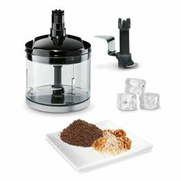 Bosch MSM67170 Mélangeur plongeant ErgoMixx 750 W Noir/Argent - 12 Vitesses, Fonction Pulsée et Pileur de Glace avec Accessoires