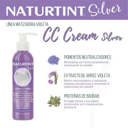 Naturtint CC CREAM SILVER Masque Tonifiant Violet 200 ml