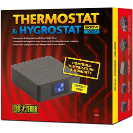 Exo Terra Thermostat et hygroststat pour terrarium PT2464 - Avec minuteur, fonction jour et nuit, 600W Precio: 164.232. SKU: B15P8G2RXM