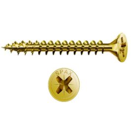 ABC SPAX-S Vis à bois Tête plate Pozidriv Spax Yellow Diamètre 3 mm Longueur 12 mm (Set de 1000) Precio: 23.9000004. SKU: B142YGQEEB
