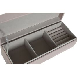 Boîte à bijoux Home ESPRIT Rose clair 28,5 x 12,5 x 5,5 cm