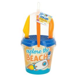 Set de jouets de plage Colorbaby Ø 18 cm polypropylène (16 Unités)