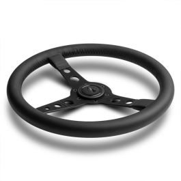 Momo Volant Momo Prototype 350 mm Cuir Noir MOMVPROBLKED350R Tuning 350 mm Noir