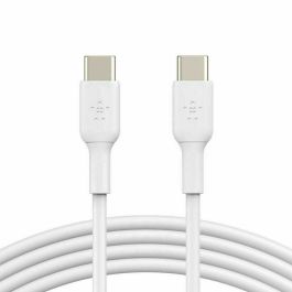 Câble USB-C vers USB-C Belkin CAB003BT2MWH Blanc 2 m