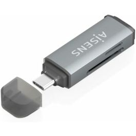 Lecteur de Cartes Aisens ASCR-2C10-GR Gris