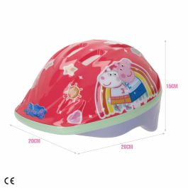 Casque de Cyclisme pour Enfants Peppa Pig Rouge 48-52 cm