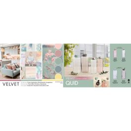 Bouteille d'eau Quid Velvet Rose verre 1 L (12 Unités)