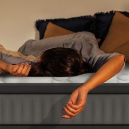 Cecotec Matelas Ressorts Ensachés Flow 8900 Hybrid 150x190 Mousse Visco 32cm