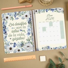 Agenda Finocam CLOE A5 15,5 x 21,2 cm Marron 2026