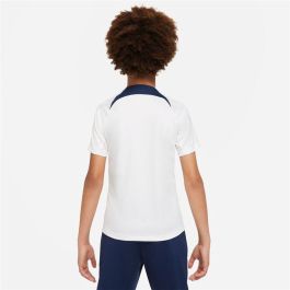 Maillot de Football à Manches Courtes pour Enfants Nike París Saint-Germain Strike Blanc