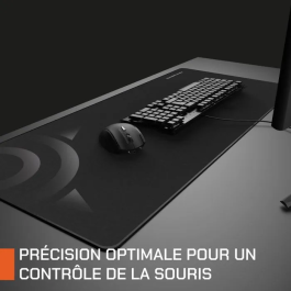 Nova Gaming Tapis de Souris Gamer XL Apollon Noir - GMP210 - Surface Ultra-Lisse et Anti-Dérapante pour une Précision de Jeu Maximale