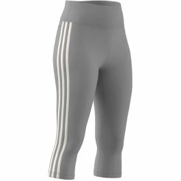 Leggings de Sport pour Femmes Adidas Train Essentials 3S 3/4 Gris